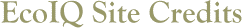 EcoIQ Site Credits