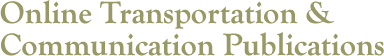Online Transportation & Communication Publications