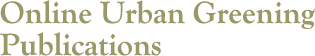 Online Urban Greening Publications