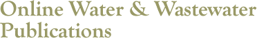 Online Water & Wastewater Publications